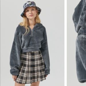 Fuzzy fleece Hoodie Sweatshirt